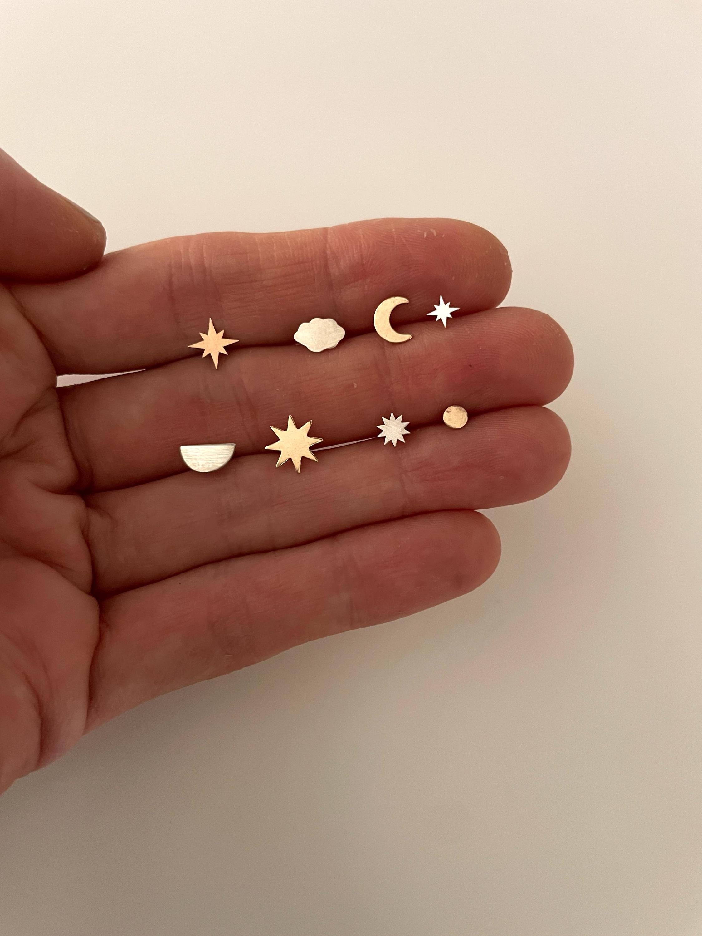 Tassel FRINGE EARRINGS /star earrings/ fringe ear jackets/ tassel earrings/ dangle earrings/ boho earrings/chain earrings / cloud earrings