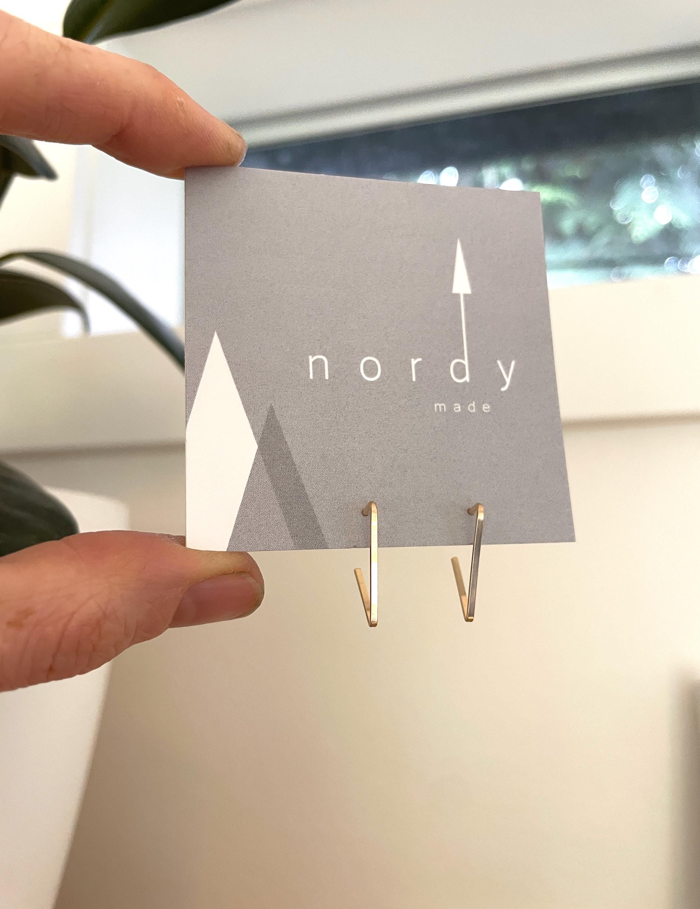 Minimalist GOLD TRIANGLE HOOPS/ 14k gold fill hoops/ modern earrings/ diamond hoops/ simple hoops/ waterproof earrings/ triangle earrings