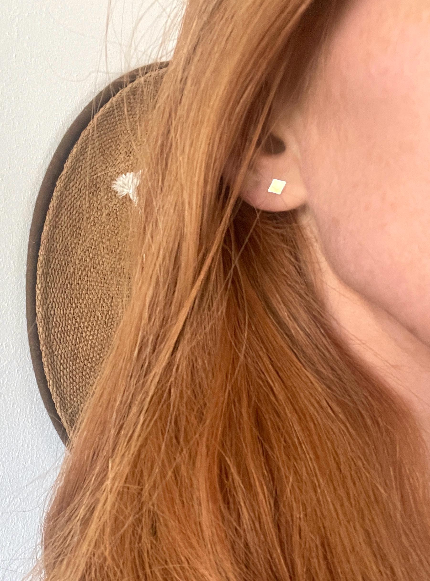 14K gold fill MINIMALIST DIAMOND STUDS/ sparkle studs/ kite studs/ rhombus studs/ simple studs/ dainty earrings/ star studs/star earrings