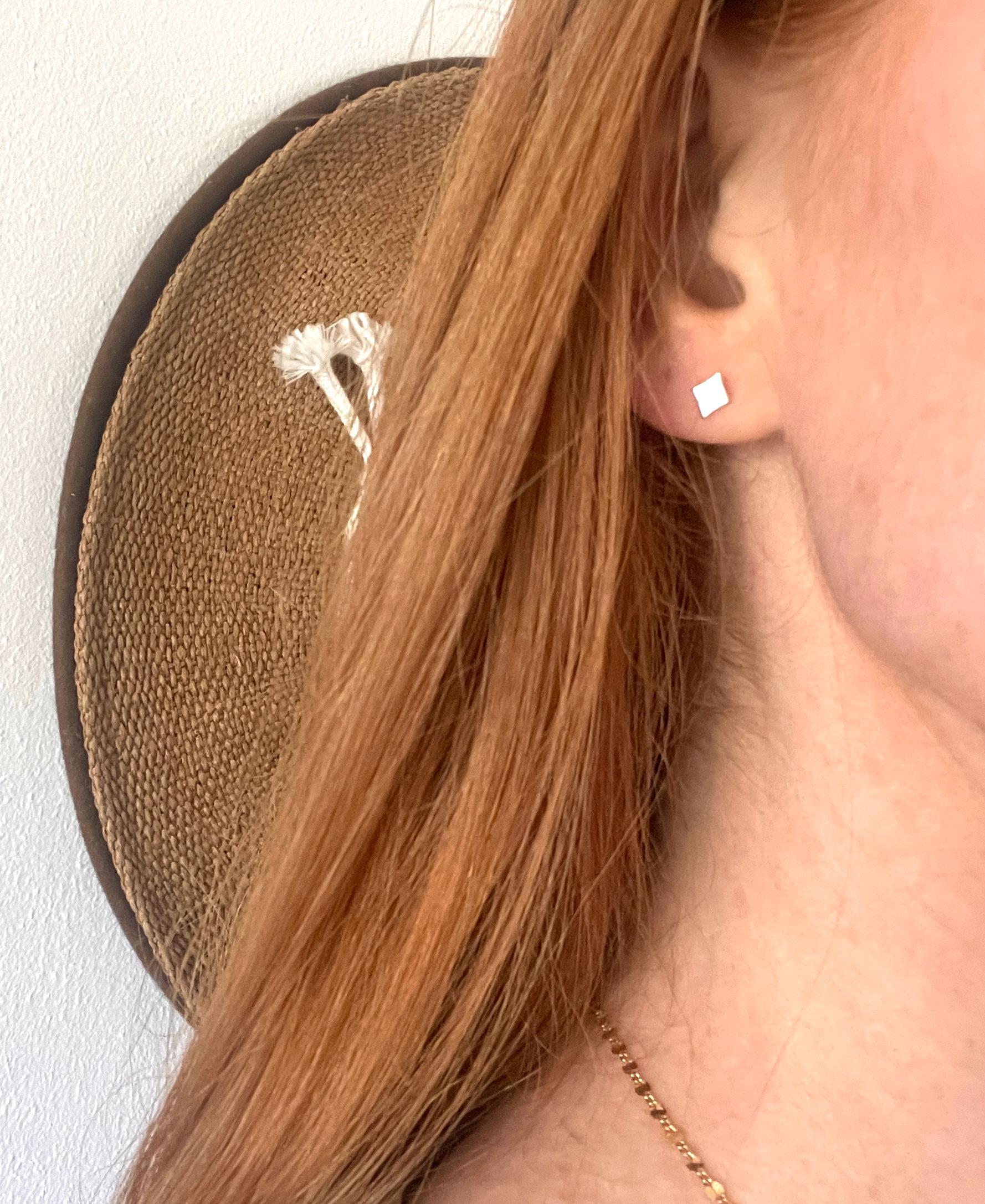 14K gold fill MINIMALIST DIAMOND STUDS/ sparkle studs/ kite studs/ rhombus studs/ simple studs/ dainty earrings/ star studs/star earrings