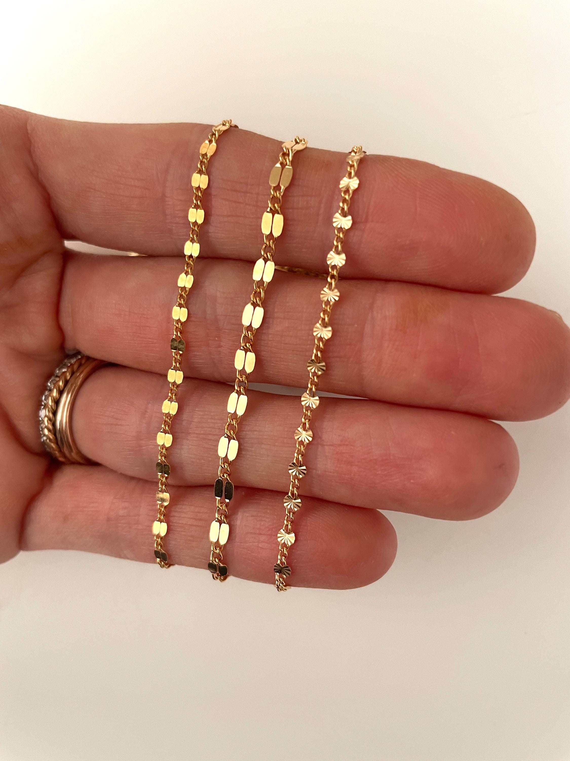 14K GOLD FILL starburst BRACELET/ gold sparkle chain bracelet/ Friendship bracelet/minimalist gold bracelet/ dainty chain bracelet/