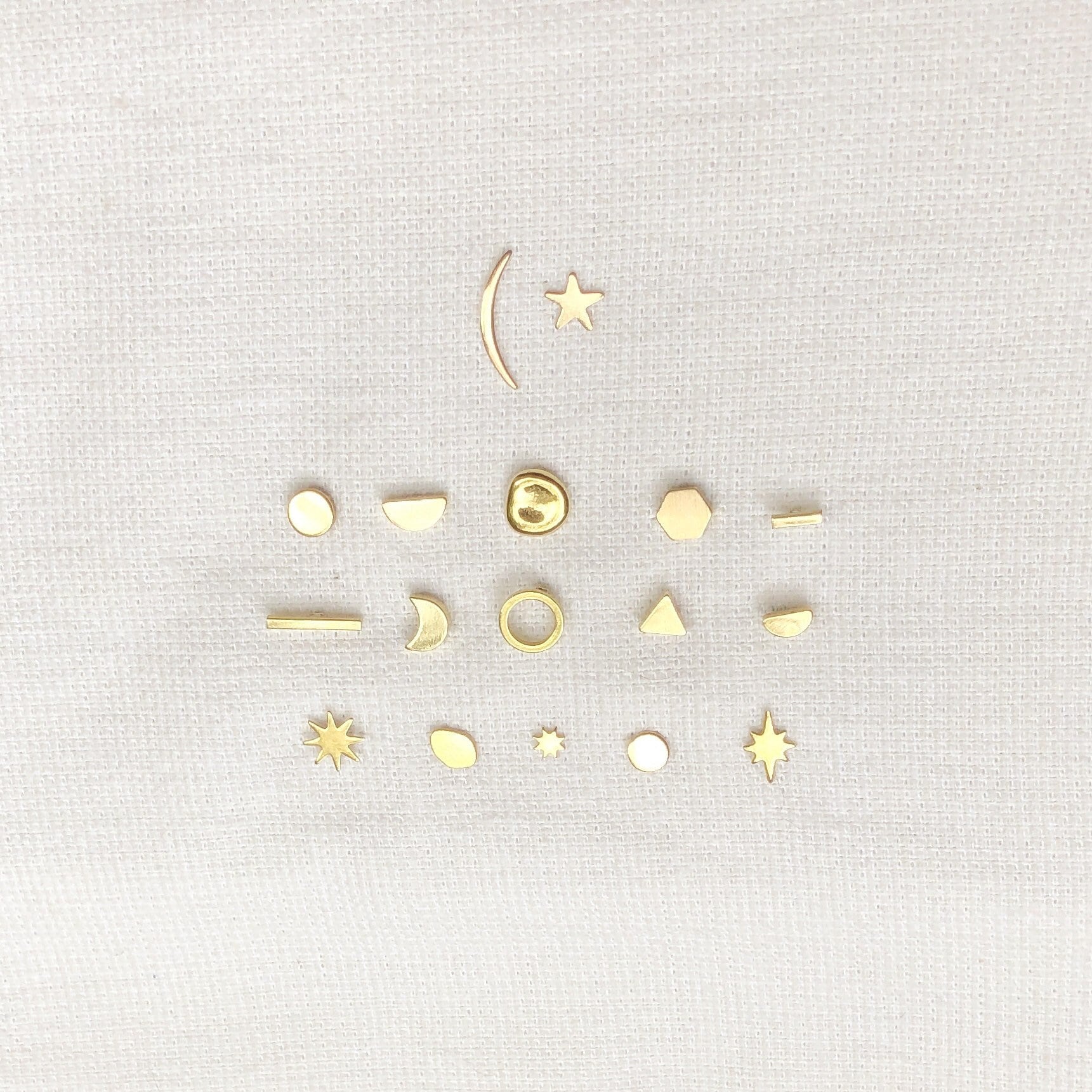 single MIX and MATCH minimalist STUDS/simple studs/unisex studs/simple earrings/geometric jewelry/circle studs/dot earrings/gold studs
