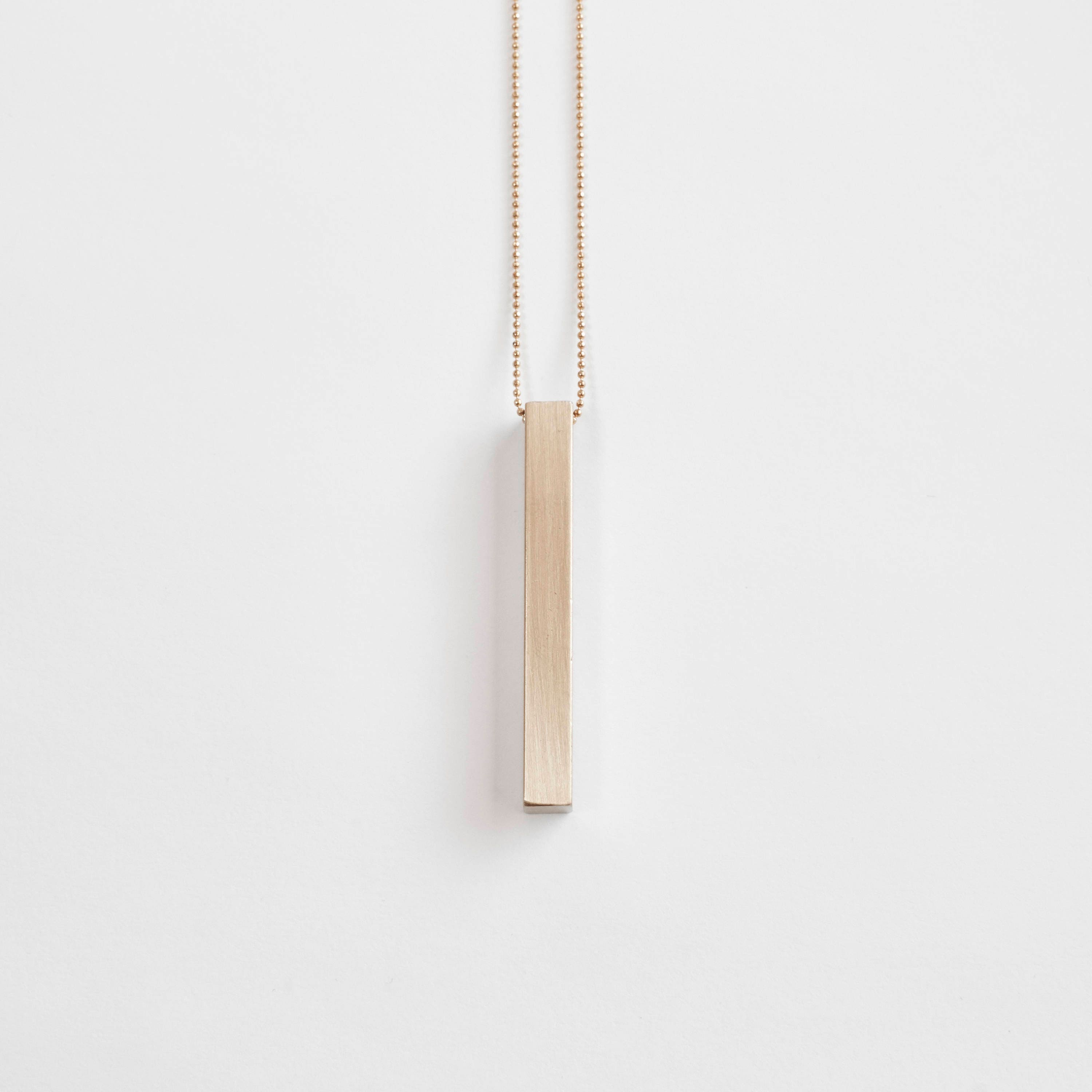 LANGLY rectangle necklace