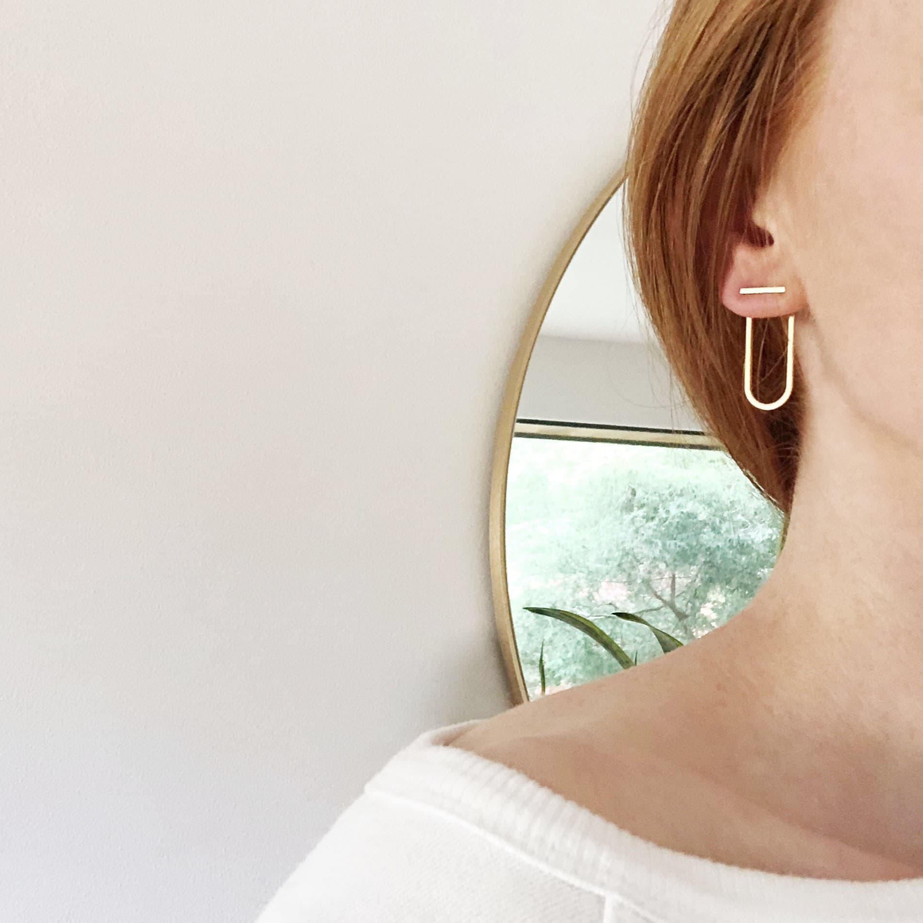 HALLO ear jacket earrings