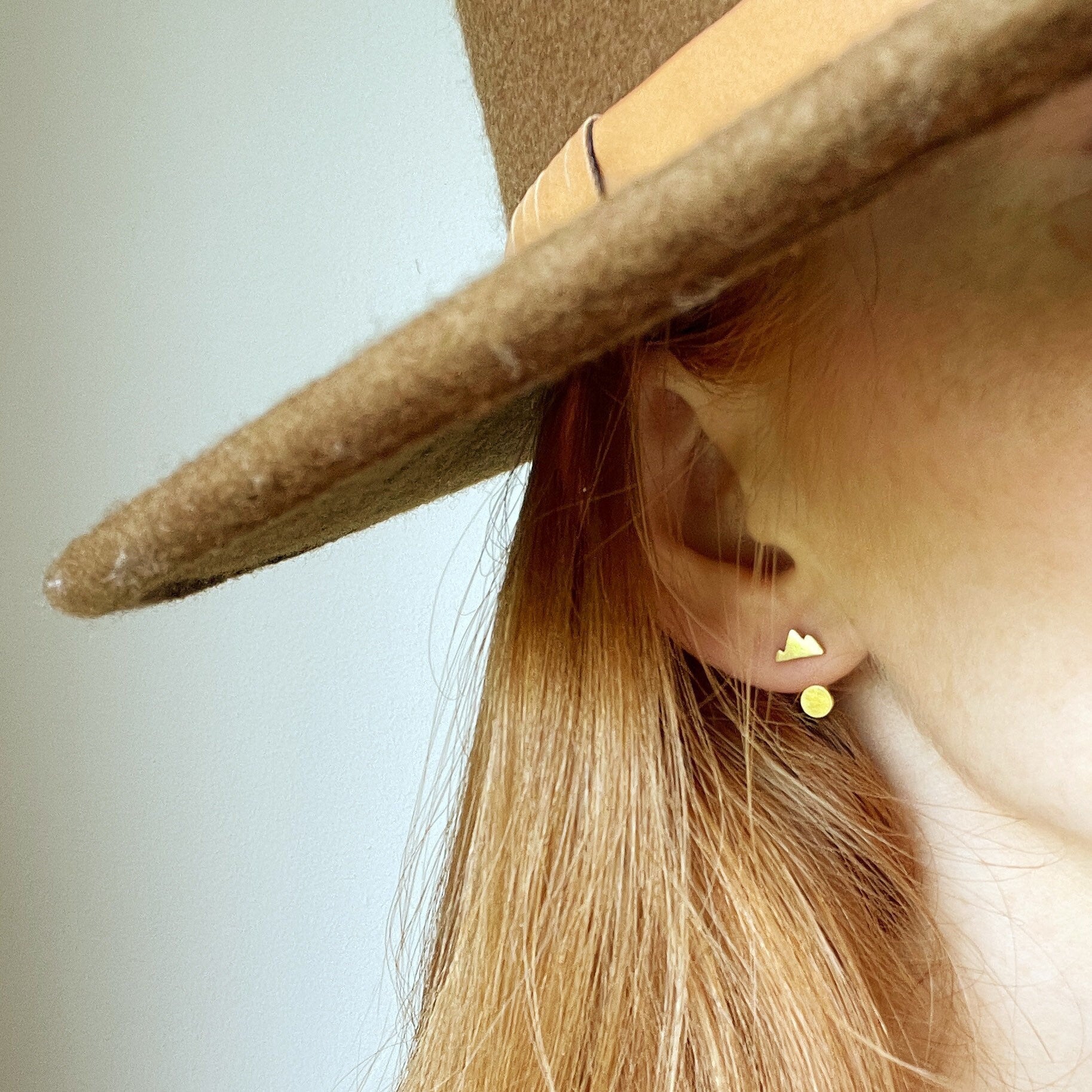 IDA mountain ear jacket earrings