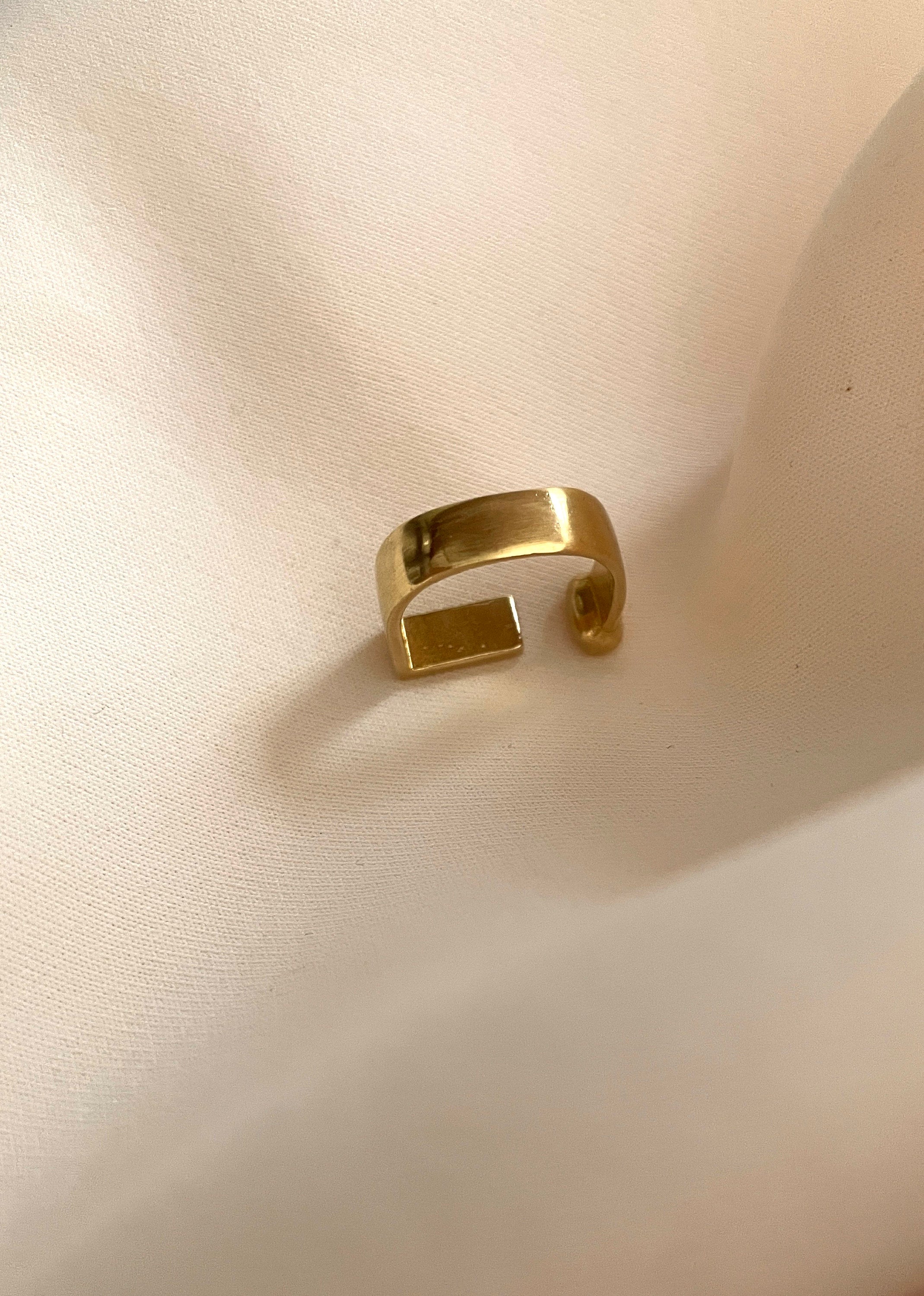 ADRA minimalist STATEMENT Bar RING/ adjustable ring/ cocktail ring/ index ring/ boho ring/ modern ring/ gold statement ring/ nordymade