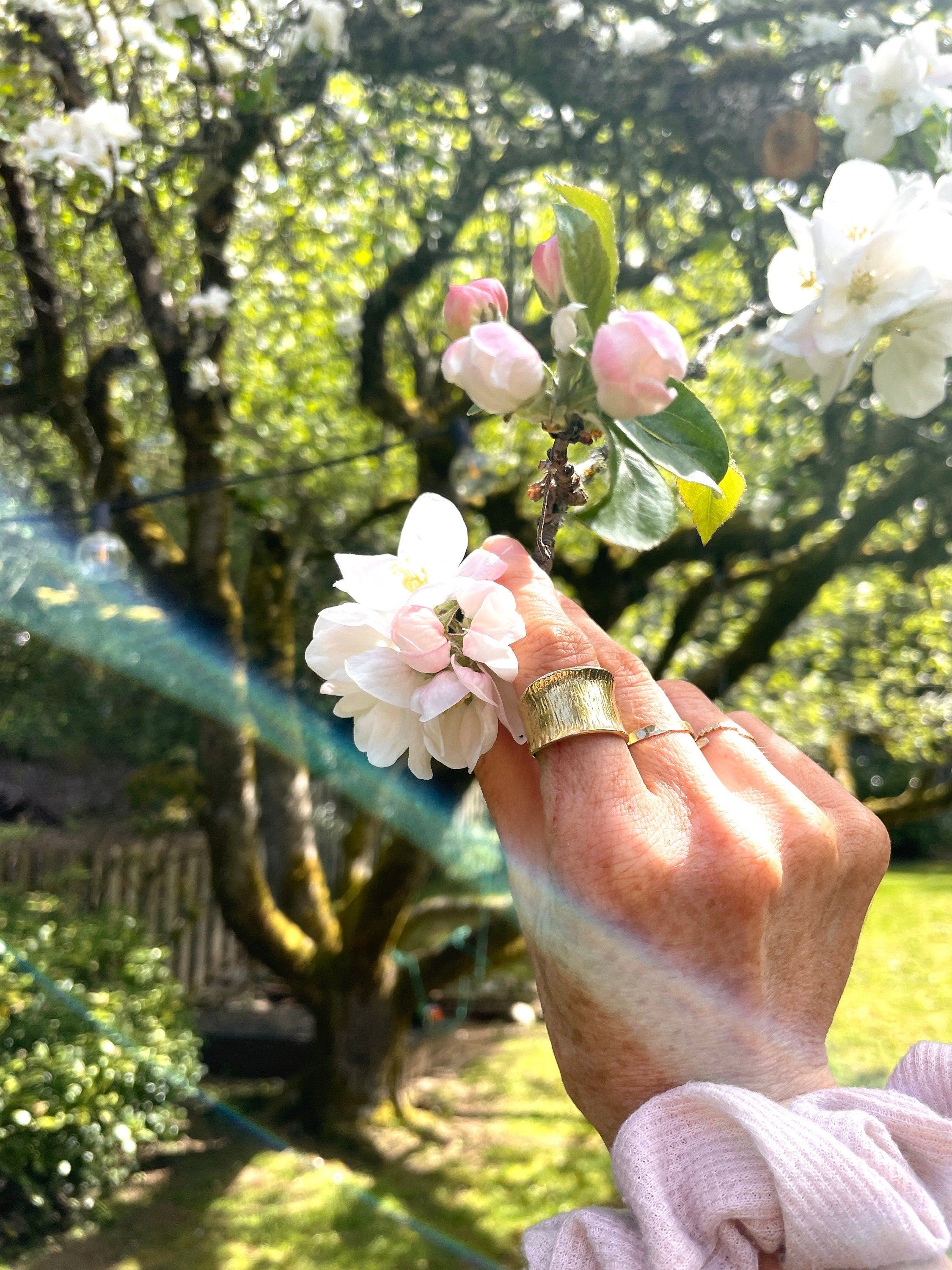 Sivana CHUNKY organic STATEMENT RING/ adjustable ring/ cocktail ring/ index ring/ boho ring/ modern ring/ gold statement ring/ nordymade