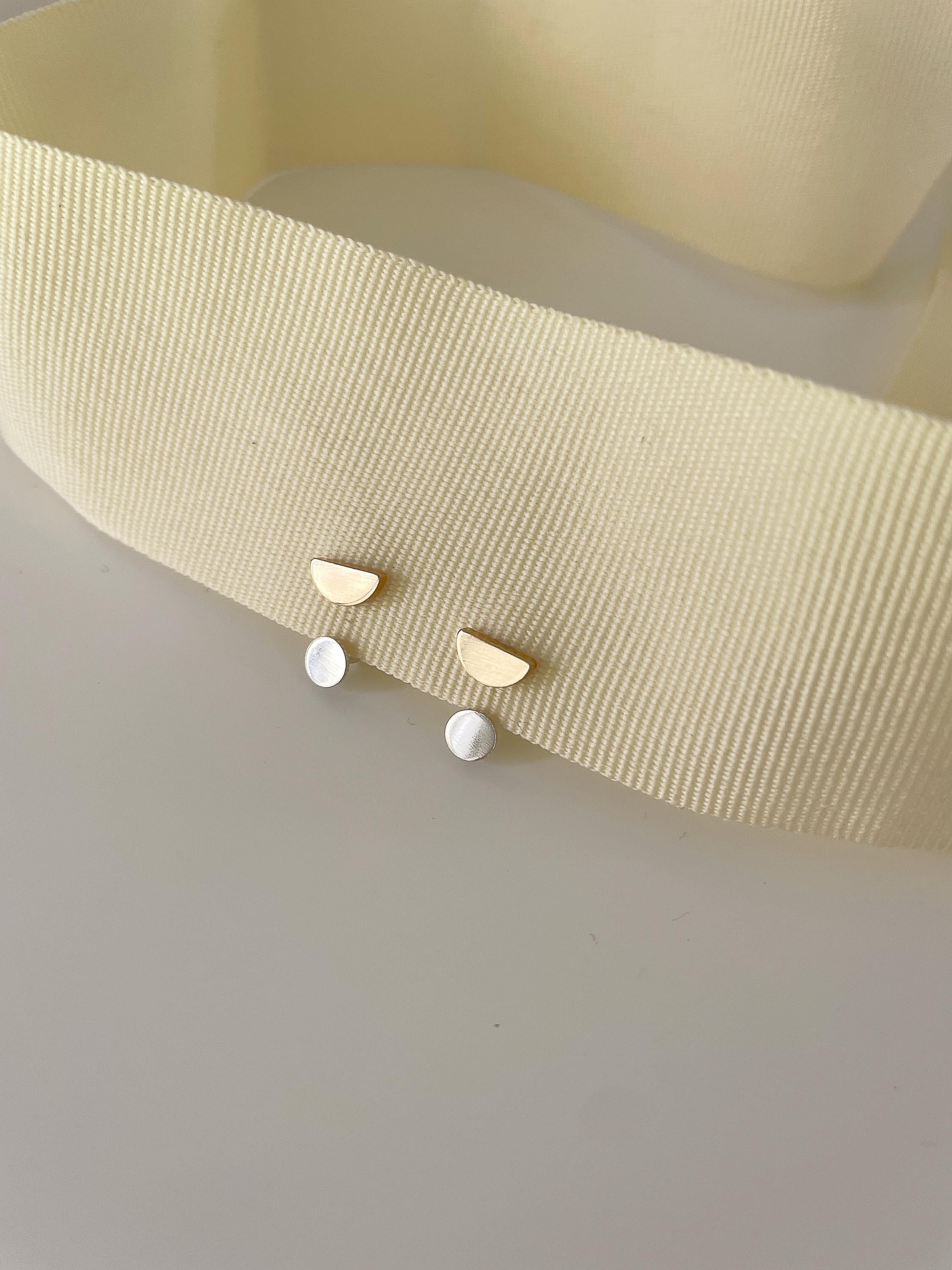 IDA double dot ear jacket earring