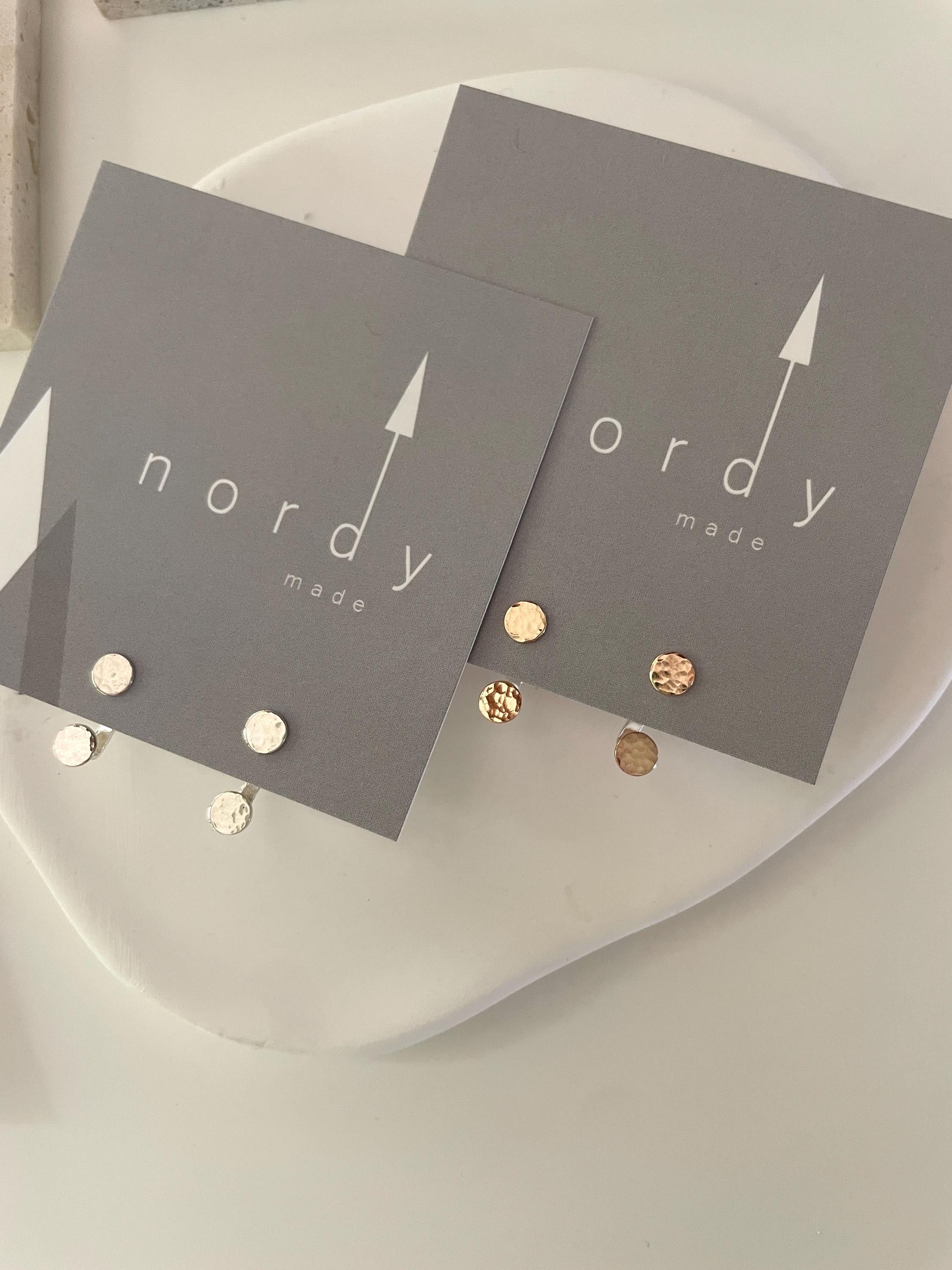 IDA double dot ear jacket earring