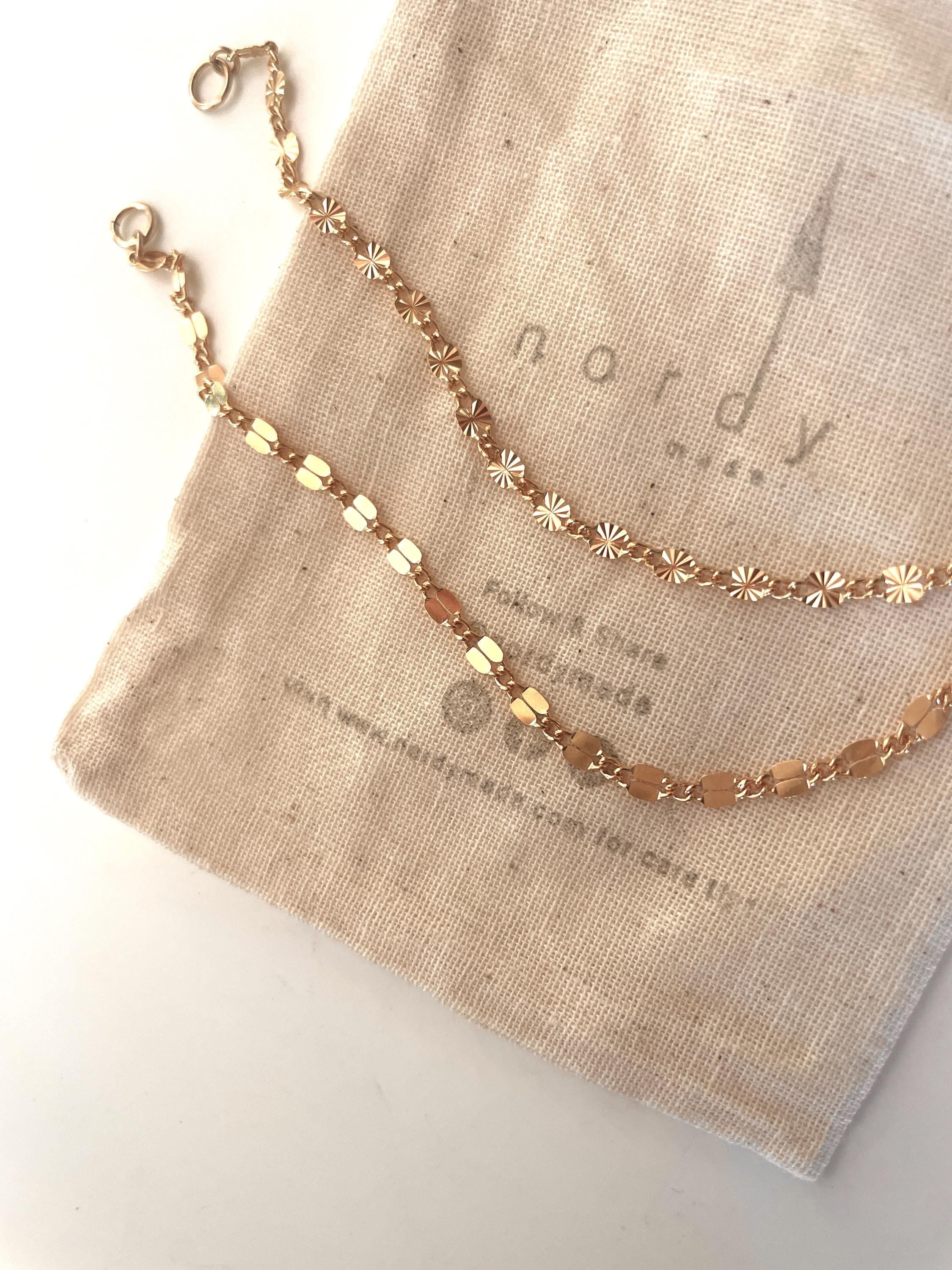 14K GOLD FILL starburst BRACELET/ gold sparkle chain bracelet/ Friendship bracelet/minimalist gold bracelet/ dainty chain bracelet/