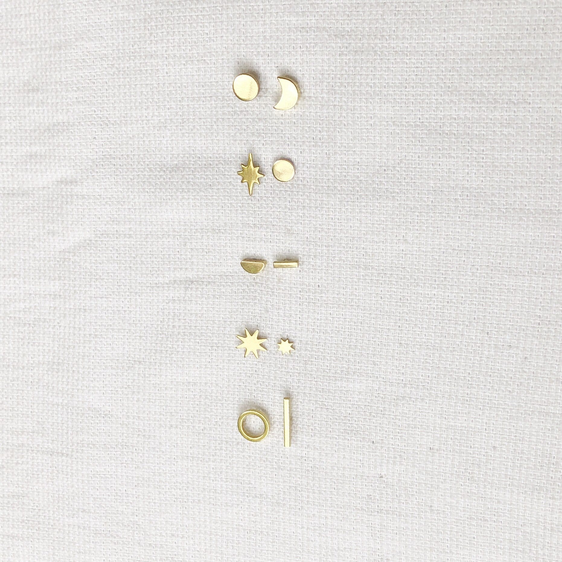 single MIX and MATCH minimalist STUDS/simple studs/unisex studs/simple earrings/geometric jewelry/circle studs/dot earrings/gold studs