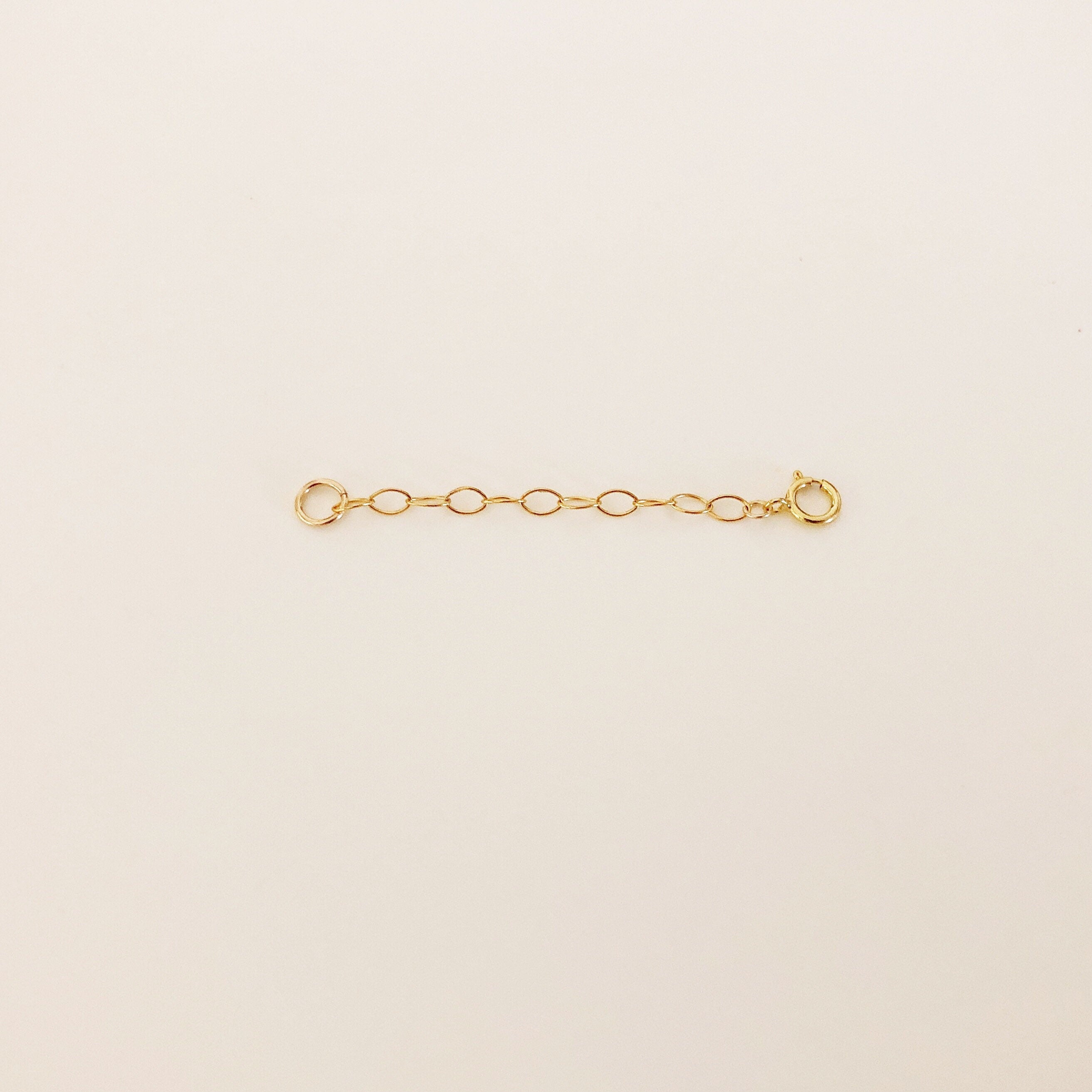 14K GOLD fill NECKLACE EXTENDER/ chain extender/nordymade/ adjustable necklace/ handmade jewelry/layering necklace